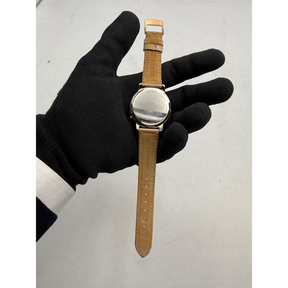 Citizen Eco-Drive Women’s Rose Gold Watch Crystal Heart Dial Leather Strap main image 8